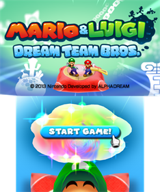 Mario & Luigi: Dream Team - Screenshot - Game Title Image