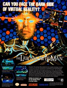 The Lawnmower Man - Advertisement Flyer - Front Image