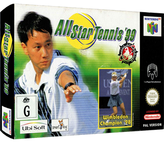 All Star Tennis 99 - Box - 3D Image