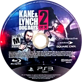 Kane & Lynch 2: Dog Days - Disc Image