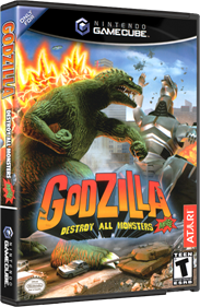 Godzilla: Destroy All Monsters Melee - Box - 3D Image
