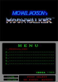 Michael Jackson's Moonwalker (Mega-Tech) - Screenshot - Game Title Image