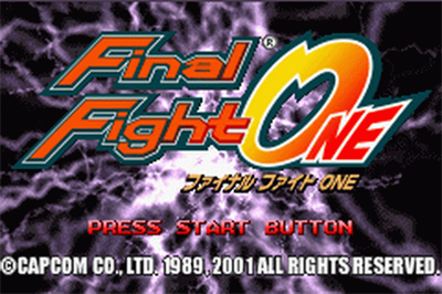 Final Fight One - Screenshot - Game Title Image