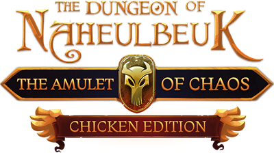 The Dungeon of Naheulbeuk: The Amulet of Chaos: Chicken Edition - Clear Logo Image