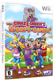 Chuck E. Cheese's Sports Games  - Box - 3D Image
