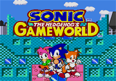 Sonic the Hedgehog's Gameworld - Screenshot - Game Title Image