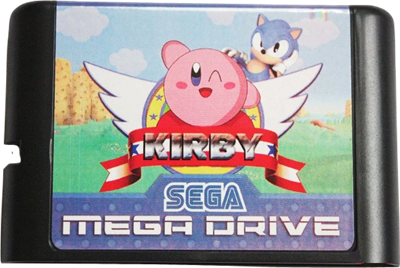 Kirby in Sonic the Hedgehog - Cart - Front Image