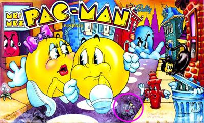 Mr. & Mrs. Pac-Man Pinball - Arcade - Marquee