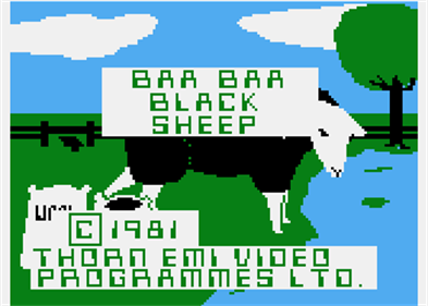 Hickory Dickory Dock & Baa Baa Black Sheep - Screenshot - Game Title Image