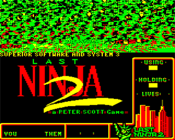 Last Ninja 2 - Screenshot - Game Title Image