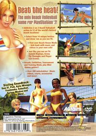 Summer Heat Beach Volleyball - Box - Back Image