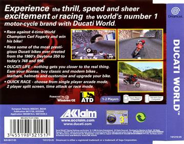 Ducati World: Racing Challenge - Box - Back Image