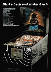 Star Wars: The Empire Strikes Back - Advertisement Flyer - Back Image