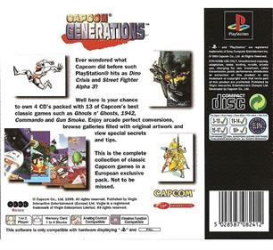 Capcom Generations - Box - Back Image