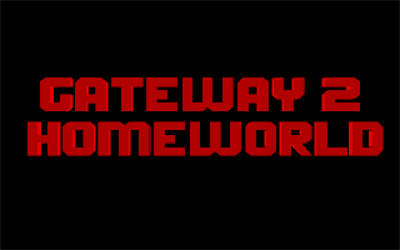 Gateway II: Homeworld - Screenshot - Game Title Image