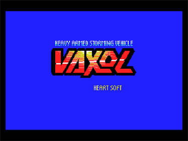 Vaxol: Heavy Armed Storm Vehicle - Screenshot - Game Title Image