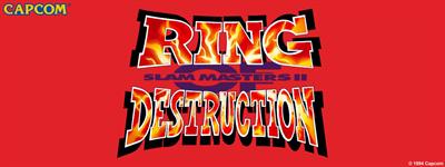 Ring of Destruction: Slammasters II - Arcade - Marquee Image