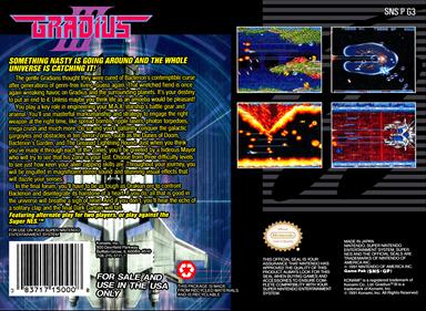 Gradius III - Fanart - Box - Back Image