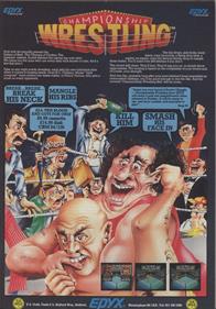Championship Wrestling - Advertisement Flyer - Front Image