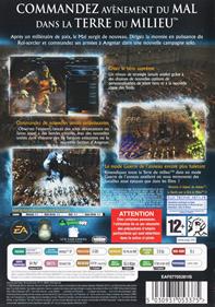 The Lord of the Rings: The Battle for Middle-Earth II: The Rise of the Witch-King - Box - Back Image
