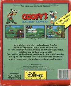 Goofy's Railway Express - Box - Back Image