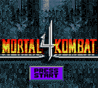 Mortal Kombat 4 - Screenshot - Game Title