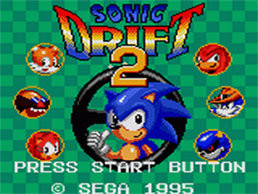 Sonic Drift 2 - Screenshot - Game Title Image