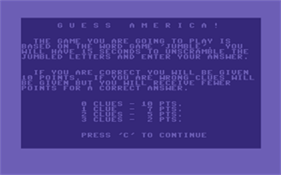 Guess America! - Screenshot - Game Title Image