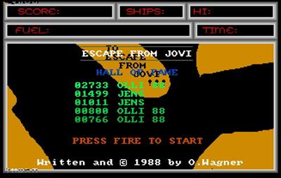 Escape From Jovi - Screenshot - Game Title Image