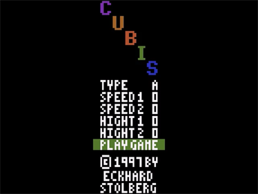 Cubis - Screenshot - Game Title Image