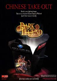 Dark Legend - Advertisement Flyer - Front Image