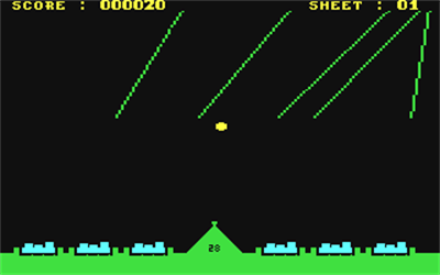 Missile Command (Interceptor Software) - Screenshot - Gameplay Image