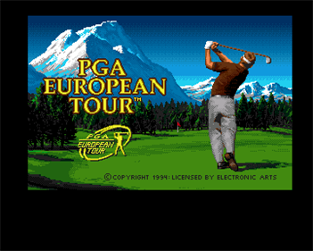 PGA European Tour - Screenshot - Game Title Image