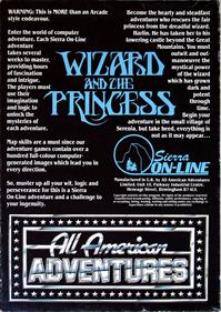 Wizard and the Princess - Box - Back Image