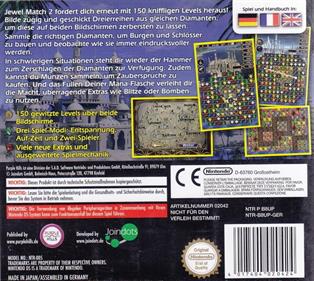 Jewel Match 2 - Box - Back Image