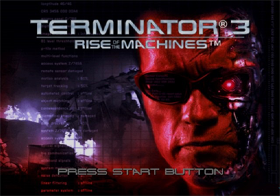 Terminator 3: Rise of the Machines - Screenshot - Game Title Image
