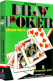 Arcade Pak #2: Five Card Draw Poker - Box - 3D Image