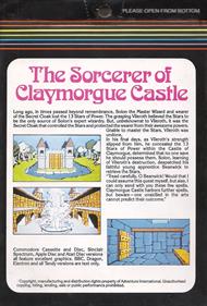 The Sorcerer of Claymorgue Castle - Box - Back Image