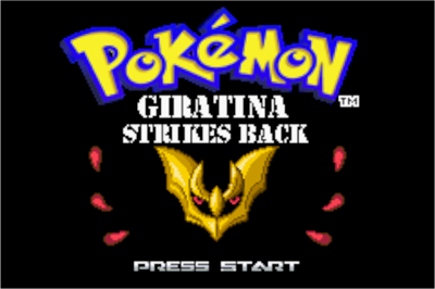 Pokémon Giratina Strikes Back - Screenshot - Game Title Image