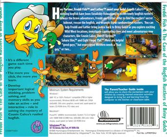 Freddi Fish 4: The Case of the Hogfish Rustlers of Briny Gulch - Box - Back Image