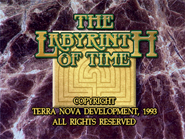 The Labyrinth of Time - Screenshot - Game Title Image