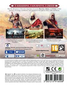 Assassin's Creed Chronicles - Box - Back Image