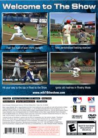 MLB 10: The Show - Box - Back Image