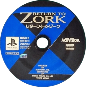 Return to Zork - Disc Image