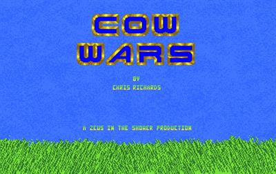 Cow Wars - Screenshot - Game Title Image