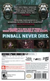 Demon's Tilt: Occult Pinball Action - Box - Back Image