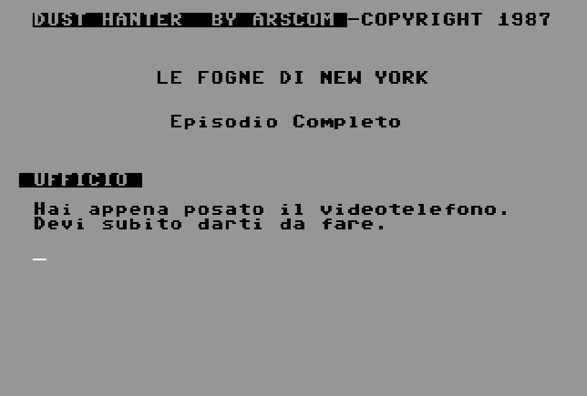 Dust Hanter: Le Fogne di New York