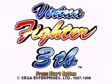 Virtua Fighter 3tb - Screenshot - Game Title Image