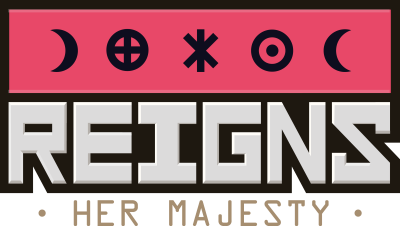 Reigns: Her Majesty - Clear Logo Image