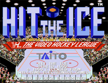 Hit the Ice: VHL: The Official Video Hockey League - Screenshot - Game Title Image